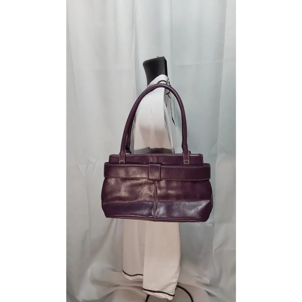 St Johns Bay Purple Buckle Handbag